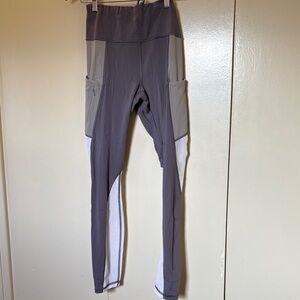 Athleta Color Block Up For Anything Leggings Size MT